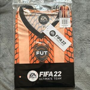 EA Sports FIFA 22 Orange and Black Jersey